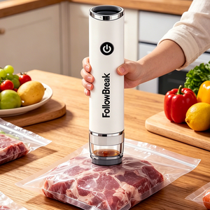 Scelleuse sous vide portative rechargeable USB, gonfleur d'air électrique pour aliments et cuisine, boîte cadeau, appareil ménager en plastique - Product Image 4