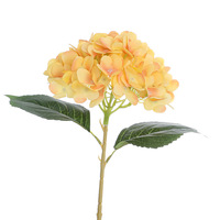 Bunga Hydrangea Buatan Merek Lanting Kelas Atas, Bunga Sutra dengan Teknik Cetak Injeksi untuk Ruang Tamu dan Meja Makan