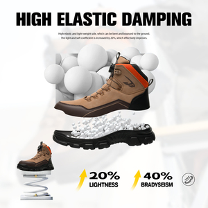 Botas de Seguridad para Escalada en Exteriores de Alta Calidad, Anti-aplastamiento y Anti-pinchazos, con Puntera de Acero, Transpirables, de Caña Alta para Hombre - Product Image 6