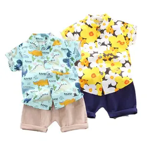 工厂价格婴儿服装18个月2岁夏季7供应商幼儿4T 5岁服装婴儿男童服装DGBG-006