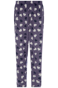 Pijamas de Felpa para Mujer, Estilo <span class=keywords><strong>Polar</strong></span>, Manga Larga, Estampado de Corazón, para Otoño y Primavera, Proveedor Directo de Fábrica - Product Image 6