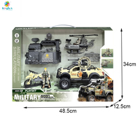 Ensemble de camion tactique Commando Elite Ops Simulation de mission professionnelle Équipement d'aventure de combat de guerre en plastique durable