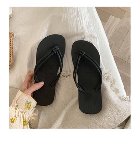 Nouvelles <span class=keywords><strong>sandales</strong></span> de plage compensées d'été, tongs tendance pour femmes, décontractées d'extérieur, rehaussantes, en mousse, souples effet pieds nus - Product Image 5