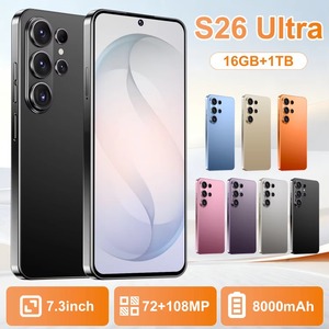 Teléfono Inteligente S26 Ultra 5G Desbloqueado, Android 14, Octa Core, Pantalla <span class=keywords><strong>de</strong></span> 7.3 Pulgadas, 16GB <span class=keywords><strong>de</strong></span> RAM, 1TB <span class=keywords><strong>de</strong></span> ROM, Edición Global Dual - Product Image 2
