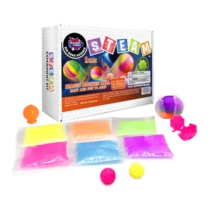 BIG BANG SCIENCE NEW Glow in the Dark Bouncy Balls Kit Kids Crafts Project Experiment Kits Big Bouncy Ball Making Kit for Kids