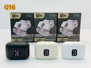 Casque intra-auriculaire deux-en-un <span class=keywords><strong>Q16</strong></span> pour couple, haute qualité sonore, affichage numérique LED, sans fil 5.3, étanche IPX5 - Product Image 6