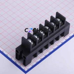 KF37S-13.0-6P Barrier Terminal Block P=13mm Connector ( Barrier Type: With Cover Plate )( Pitch: 13mm )( Construction: 1x6P ) - Product Image 2