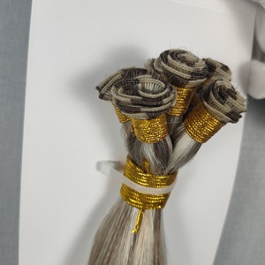 Jasminebeauty Venta al por Mayor de Fábrica Extensiones de Cabello Ruso con Cutícula Alineada Invisible, Nuevas Extensiones de Cabello Tejidas a Mano Genius Weft - Product Image 2