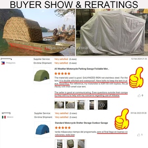 Abri Pliable de Moto Tout Temps, Garage Portable, Tente Housse Canopy pour Motocyclette - Product Image 4