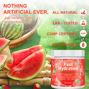 Polvo Electrolítico con <span class=keywords><strong>Vitaminas</strong></span>, Sodio, <span class=keywords><strong>Potasio</strong></span>, <span class=keywords><strong>Magnesio</strong></span>, Calcio, Sabor Sandía, Sin Azúcar, Mezcla para Bebida Hidratante, 30 Porciones - Product Image 4