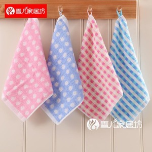 10-pack of pure cotton square towels, small towels, children's towels, soft and absorbent, suitable for infants and - Product Image 2