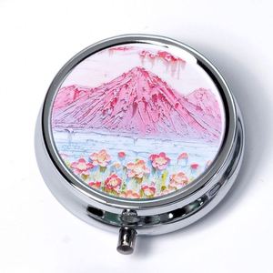 Boîte à pilules promotionnelle en métal et plastique, format poche, forme ronde, organisateur de pilules en métal compétitif - Product Image 4