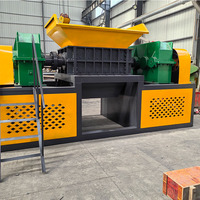 Oliepalm Leeg Fruit Bos Shredder Afval Metalen Shredder Voor Stof Dubbele As Shredder