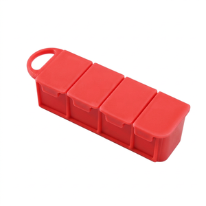 Estuche para Pastillas de Viaje de Material PP, Bonito y Económico, Personalizable, Fácil de Abrir, Organizador de Cápsulas de Plástico, Color Caramelo, para Uso Diario - Product Image 5