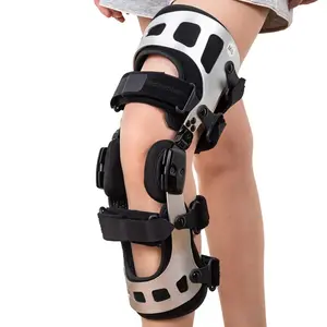 OL-KN038 Universal Medical Osteoarthritis Stabilizer Brace Hinge Knee Joint Support For Pain Relie OA Dual Upright Knee Brace