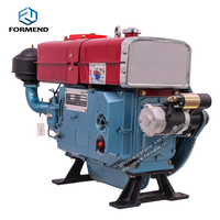 Type de refroidissement par eau monocylindre 8HP 10HP 12HP 15HP 18HP 20HP 22HP 25HP 30HP moteur diesel pompe à eau moteur diesel