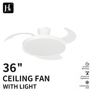 Ventilateur de plafond moderne de grande taille 52 pouces, ventilateur de plafond sans lumière, haute vitesse, ventilateurs de plafond en bois de 52 pouces avec télécommande - Product Image 2