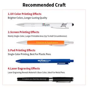Custom Metal Aluminum Writing Ball <b>Pen</b> Wholesale Personalized Advertising Ballpoint <b>Pen</b> With Logo - Product Image 2