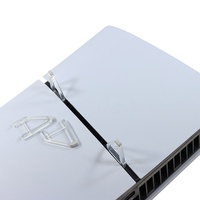 Support horizontal pour PS5 Slim, base en acrylique transparente, support de rangement, pieds pour PS5 Pro, support de bureau