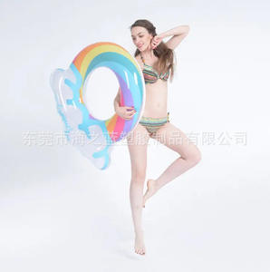 जिलोंग B01 inflatable स्विमिंग रिंग 35002 ग्लिटर इंद्रधनुष बादल और इंद्रधनुष आकार इनटेक्स पूल बेबी इंद्रधनुष क्लाउड इंफ्लेटेबल कॉलर - Product Image 2