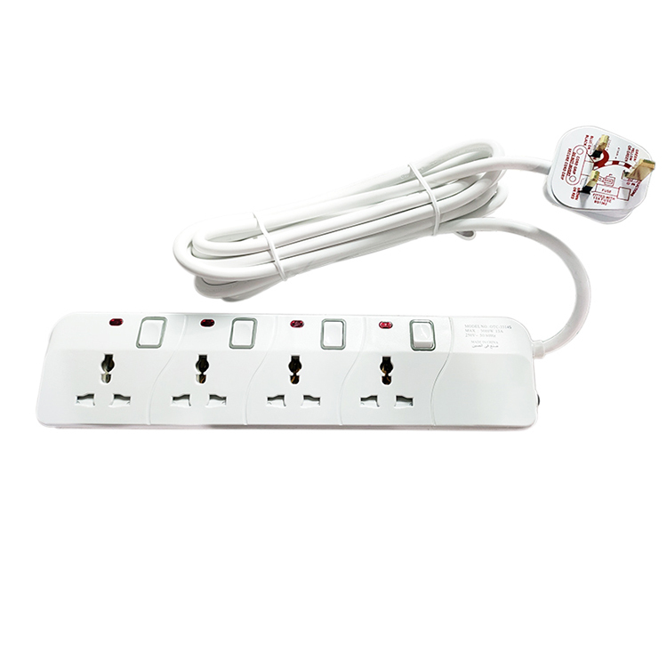 13amp 3 4 5 Pin AC Электрический выключатель универсальный сетевой переходник Uk шнур питания и удлинители браслет ручной работы с заглушка розетки с сенсорным экраном Доска разъемы