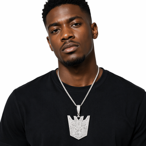 Collar con Colgante <span class=keywords><strong>de</strong></span> Autobot <span class=keywords><strong>de</strong></span> <span class=keywords><strong>Transformers</strong></span> Brillante con Cadena <span class=keywords><strong>de</strong></span> Circonia, Accesorio <span class=keywords><strong>de</strong></span> Joyería Moderno Estilo Hip-Hop - Product Image 6