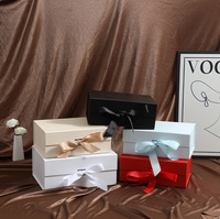 Caja de Regalo Rígida de Cartón Plegable y Reciclable Ecológica con Logotipo Grande, para Cosméticos, Cuidado de la Piel, Suero, Embalaje de Lujo