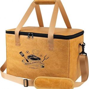 Custom Cooler Bag Made in Tyvek Paper BBQ <b>Blanket</b> Insulation Bag for Outdoor - Product Image 2