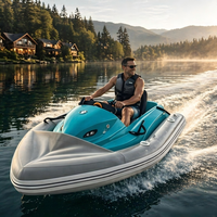 Mini jet ski électrique haute vitesse Glory + Surf aquatique + 45KM/H + OEM/ODM + Batterie au lithium 72V + Fibre de verre + Garantie 1 an