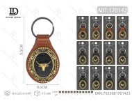Portachiavi in Lega di Zinco Imitazione Oro Nero Opaco con Finitura Oliata - Product Image 3