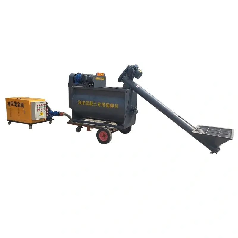 CLC foam concrete block making machine