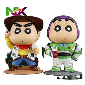 Figura de Acción de Anime de Crayon Shin-chan como <span class=keywords><strong>Woody</strong></span> de <span class=keywords><strong>Toy</strong></span> <span class=keywords><strong>Story</strong></span> y Buzz Lightyear, 17 cm - Product Image 1
