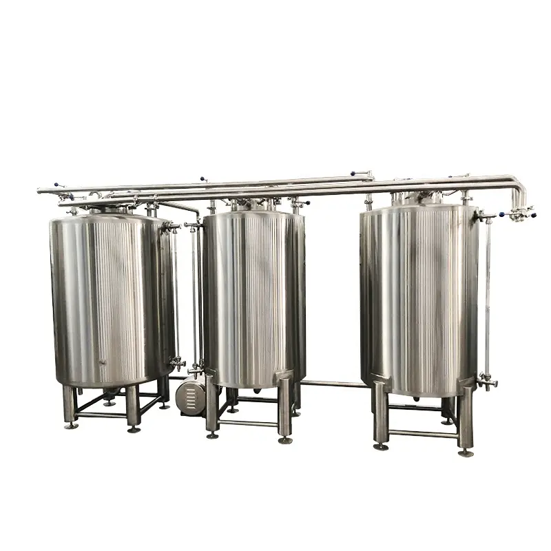 500L fully automated CIP cleaning system ethanol recover system for beer brewing equipment