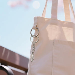 Recuerdos Religiosos <span class=keywords><strong>para</strong></span> <span class=keywords><strong>Bautizo</strong></span> PAFU, Regalos Cristianos, Llaveros con Forma de Pez de Jesús con Bolsa y Etiqueta de Agradecimiento - Product Image 4