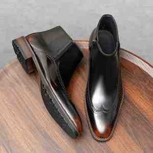 Zapatos de Cuero Formales de Negocios para Hombre, Último Modelo, Clásicos, Casuales, con Cordones, Cómodos y Multiusos - Product Image 6