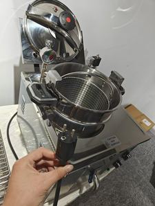 MDXZ-16 <span class=keywords><strong>Friteuse</strong></span> à pression électrique commerciale automatique de comptoir 220 V pour poulet frit, nouvelle en acier inoxydable - Product Image 3