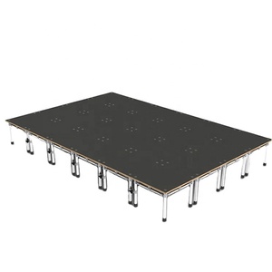 แท่นเวทีอะลูมิเนียมสี่ขาแบบพกพาสำหรับงานคอนเสิร์ตและงานแต่งงาน - Product Image 3