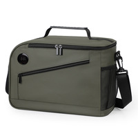 Bolsa Térmica para Almuerzo de Gran Capacidad, de Nailon con Cierre y Tela Oxford, para Coche, Aislada, para Picnic al Aire Libre