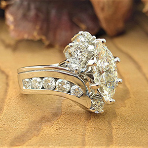 Anello dal Design a Forma di Marquise, Stile Creativo per Donne - Product Image 2