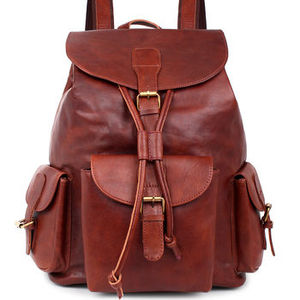 100% Genuine Leather Business Backpack Multi-Purpose <b>Laptop</b> & Travel Bag Vintage Luxury Style Leather Backpack Wholesale Price - Product Image 2