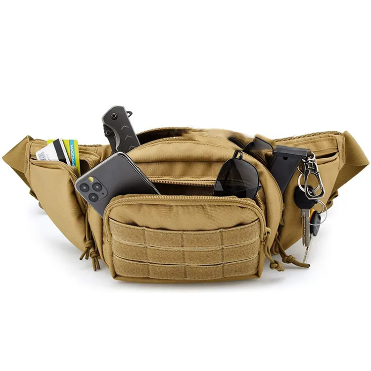 Yakeda In Stock Tactical Bags Gear Concealed Molle Combat Training Belt Carry Pouch Holster Tactical Waist Bag Fanny Pack