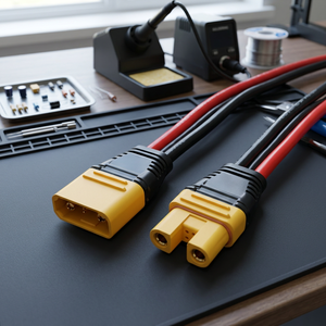 Cable Adaptador de Conector Macho-Hembra AS150U con Pin de Señal y Enchufe Impermeable para Drones FPV de Carreras RC - Product Image 3