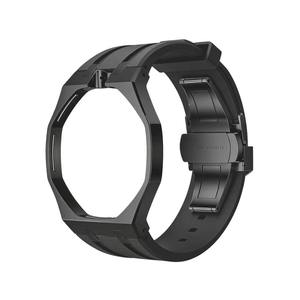 Correa de reloj de acero inoxidable con fibra y silicona para dropshipping 2026, banda de repuesto de 20 mm para smartwatch, compatible con correa AP, entrega en 24-48h - Product Image 5