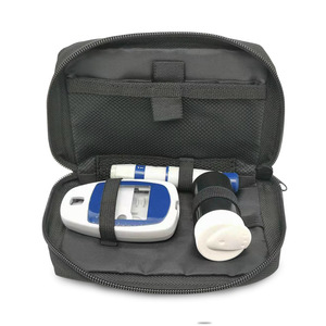 Sac médical pour lecteur de glycémie, 14,5x8,5x3 cm, étui de rangement portable en tissu avec fermeture éclair - Product Image 3