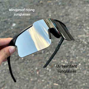 Lunettes de <span class=keywords><strong>soleil</strong></span> de sport pour homme et <span class=keywords><strong>femme</strong></span>, grande monture, pour l'alpinisme, le <span class=keywords><strong>ski</strong></span>, les activités de plein air, coupe-vent et pare-<span class=keywords><strong>soleil</strong></span>, lunettes de vélo - Product Image 1