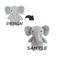 Porte-clés en peluche personnalisé mignon en forme de marionnette avec rembourrage en peluche super douce et coton PP - Doudou pour tous les âges