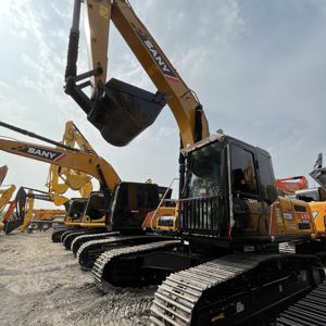 รถขุดไฮดรอลิกแบบตีนตะขาบมือสอง ยี่ห้อซันนี่ รุ่น Sy215c น้ำหนัก 21.5 ตัน สภาพดี รถแทรกเตอร์รุ่น Sy235c Sy245h SY60C SY75C - Product Image 2