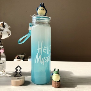 Bottiglia d'Acqua in Vetro <span class=keywords><strong>HELLO</strong></span> MASTER Personalizzabile all'Ingrosso, Senza BPA, Bottiglia per Bere Acqua in Vetro Satinato per Bambini - Product Image 5