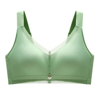Soutien-gorge en dentelle élégant pour femme, grande taille, sans armatures, push-up, sexy, confortable, bretelles larges, extensible, fin, vente en gros