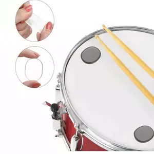 Drum Mute Pad Drum Silikon Pad Drum Mute Kissen Transparent Percussion Instrument Zubehör